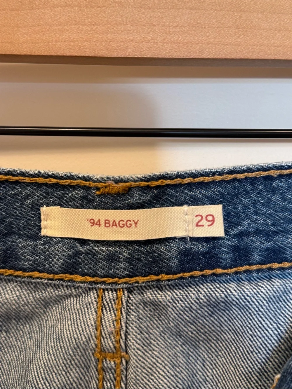 Levis 94 Baggy Seemed Jeans 29 - Picture 10 of 12